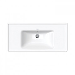 Duravit D-Neo Раковина накладная 1005х480 мм, с переливом, без отв. под смеситель, цвет: белый