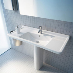 Duravit Starck 3 Раковина для мебели 1050х480 мм с 1 отв под смеситель, с переливом, цвет белый