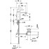 Duravit D-Neo Смеситель для раковины на 1 отв., с донным клапаном, h=165мм, излив 109мм цвет: хром
