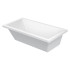 Duravit Starck Ванна прямоугольная встраиваемая или с панелями 1800x900 мм с наклоном для спины, с переливом Цвет: белый