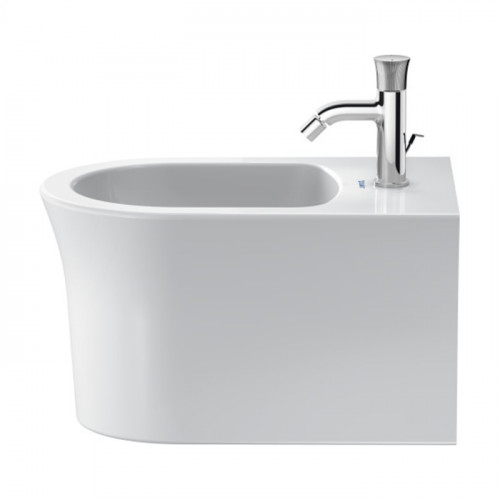 Duravit White Tulip Биде подвесное 370x540 мм, с переливом, с 1 отв под смеситель, с WonderGliss, цвет: белый