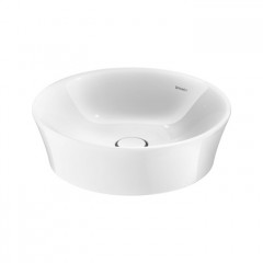 Duravit White Tulip Раковина ? 500 мм накладная без отв под смес, с керам крышкой без перелива, с WonderGliss, цвет: белый
