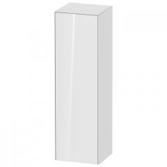 Duravit White Tulip Шкаф подвесной, 1320x400x360 мм, 1 дверца, 3 стекл полки с алюм, петли справа, цвет: белый высокоглянцевый