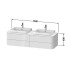 Duravit Happy D.2 Plus Раковина 600х400мм, без перелива,с выпуском с керамической крышкой цвет: белый