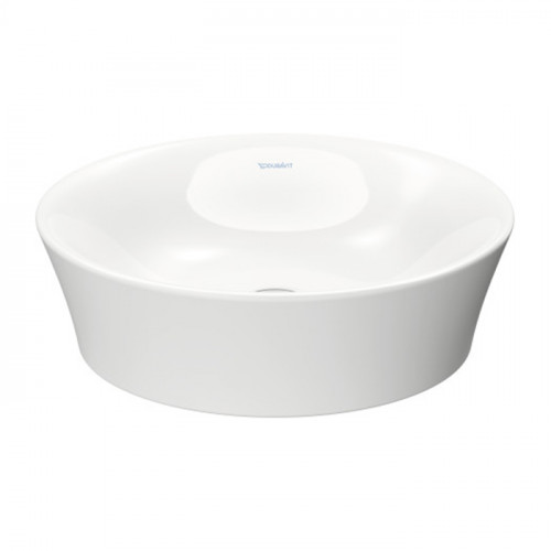 Duravit White Tulip Раковина ? 500 мм накладная без отв под смес, с керам крышкой без перелива, с WonderGliss, цвет: белый