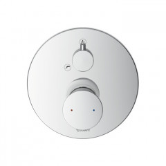 Duravit White Tulip Смеситель для ванны, на 2 источника, встраиваемый (внешние части) цвет: хром