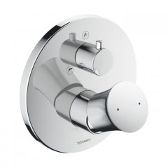 Duravit White Tulip Смеситель для ванны, на 2 источника, встраиваемый (внешние части) цвет: хром