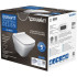 Duravit DuraStyle Комплект: подвесной унитаз Rimless 257109 370х480 мм.+ сиденье с автоматическим закрыванием 006379