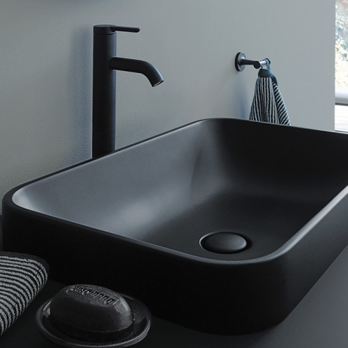 Duravit Happy D.2 Plus Столешница для мебели 1000x550x16мм, с 1м отв под раковину для # HP4931, HP4941, HP4951, HP4961, HP4971, цвет: graphite superma