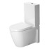 Duravit Унитаз моноблок приставной 630х370 мм, слив универсальный, с креплением,цвет белый