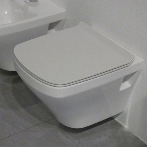 Duravit DuraStyle Комплект: подвесной унитаз Rimless 257109 370х480 мм.+ сиденье с автоматическим закрыванием 006379