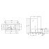 DURAVIT Shower + Bath Bathtub Ванна 1700х750хh2105 мм, с входной дверью и душевой шторкой, SX - левосторонняя, цвет: белый (без слива-перелива)