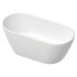 Duravit D-Neo Ванна из DuraSolid 1600х750хh600мм, отдельн-я, с 2 накл. для спины, с панелью и ножками, со спецсливом/переливо, без поручня, цвет белый