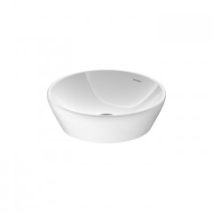 Duravit D-Neo Раковина накладная ? 400 мм, без перелива, без отв под смес, с WonderGliss, цвет: белый (СПЕЦЦЕНА)