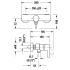 Duravit D-Neo Смеситель для душа, настенный цвет: хром