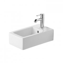 Duravit Vero Раковина для рук, с перел., с 1 отв. под смес., 250x450мм, Цвет: Белый