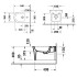 Duravit White Tulip Биде подвесное 370x540 мм, с переливом, с 1 отв под смеситель, с WonderGliss, цвет: белый
