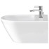 Duravit D-Neo Биде подвесное 370x540 мм, с переливом, с 1 отв под смеситель, с WonderGliss, цвет: белый