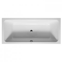 Duravit D-Code Ванна акриловая 1800х800 мм , встраиваемая, с 2 наклоном для спины, выпуск вцентральный, цвет белый