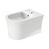 Duravit White Tulip Биде подвесное 370x540 мм, с переливом, с 1 отв под смеситель, с WonderGliss, цвет: белый