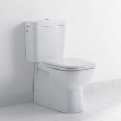 Duravit D-Code Унитаз моноблок с отдельным бачком (не вкл. бачок), 650х355 мм. слив универсальный, цвет белый