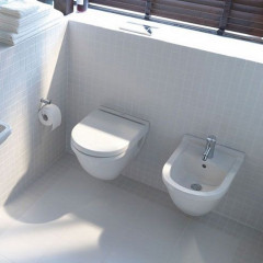 Duravit Starck 3 Унитаз подвесной Сompact, укороченная модель (485x360мм), цвет: белый