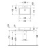 Duravit Vero Air Раковина 600мм, с переливом, с площадкой, с 1 отв. под смеситель, на столешницу, Цвет белый