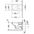 Duravit 1930 Унитаз подвесной с горизонтальным смывом, 35,5х58х Н:40см, с креплением,Цвет: Белый