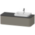 Duravit Happy D.2 Plus Тумба подвесная 354x1300x550мм 1 ящик, DX, цвет: stone grey satin matt