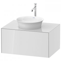 Duravit White Tulip Тумбочка подвесная, 408x800x550 мм, 1 выдвижной ящик, цвет: белый высокоглянцевый