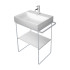 Duravit DuraSquare Консоль металлическая напольная регулировка по высоте + 50 мм, для # 235312 пол.дер. справа/слева цвет Хром