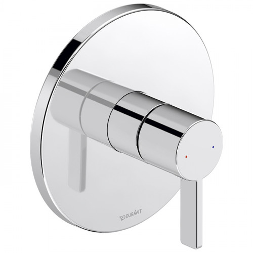 Duravit D-Neo Смеситель для душа, на 1 источник, встраиваемый (внешние части) цвет: хром