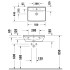 Duravit D-Neo Раковина накладная 550х440 мм, с переливом, с 1 отв. под смеситель, цвет: белый