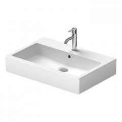 Duravit Vero Раковина для мебели, с переливом, с 1 отврстием под смес., 700x470мм, Цвет: Белый