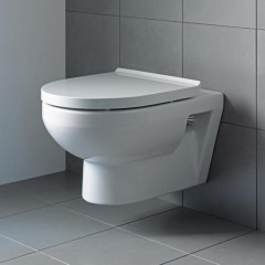 Duravit DuraStyle Комплект: подвесной унитаз Basic Rimless 256209 365х540 мм.+ сиденье с автоматич закрыванием 002079 "СПЕЦЦЕНА с нашего склада!"