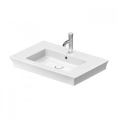 Duravit White Tulip Раковина накладная 750х490 мм,с переливом, без отв. под смеситель, цвет: белый