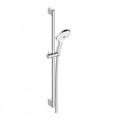 Duravit New! Душевой комплект: держатель для душа 700 мм, шланг для душа 1600 мм и ручной душ Ø 130, 3 режима Click, хром