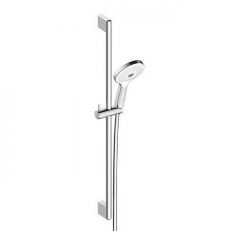 Duravit New! Душевой комплект: держатель для душа 700 мм, шланг для душа 1600 мм и ручной душ Ø 130, 3 режима Click, хром