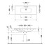 Duravit DuraStyle Раковина для мебели,с перел., с 1 отв. под смес., 1200x480мм, Цвет: Белый