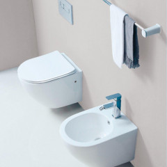 Duravit ME by Starck Унитаз подвесной 570х370 мм безободковый, HygieneGlaze, цвет: белый.бел.шелковисто-матовый