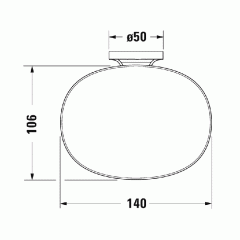 Duravit Starck T Мыльница настенная, цвет: Gold Polished