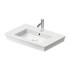 Duravit White Tulip Раковина накладная 750х490 мм,с переливом, без отв. под смеситель, цвет: белый