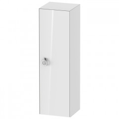 Duravit White Tulip Шкаф подвесной, 1320x400x360 мм, 1 дверца, 3 стекл полки с алюм, петли справа, цвет: белый высокоглянцевый