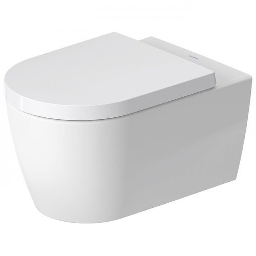 Duravit ME by Starck Унитаз подвесной 570х370 мм безободковый, HygieneGlaze, цвет: белый.бел.шелковисто-матовый