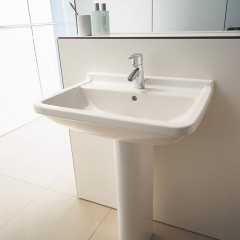 Duravit Starck 3 Раковина подвесная 650х485 мм с 1 отв под смеситель, с переливом, цвет белый