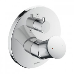 Duravit White Tulip Смеситель для ванны, на 2 источника, встраиваемый, с обр клапаном (внешние части) цвет: хром