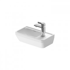 Duravit D-Neo Раковина 400 мм, без перелива, с 1 отв. под смеситель справа, с WonderGliss, цвет: белый