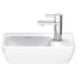 Duravit D-Neo Раковина 400 мм, без перелива, с 1 отв. под смеситель справа, с WonderGliss, цвет: белый