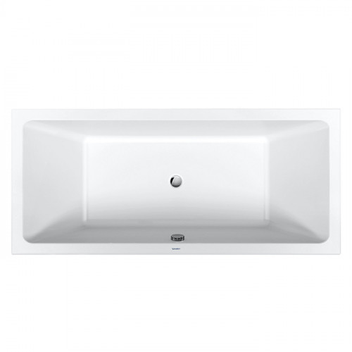 Duravit D.1 Ванна прямоугольная, встроенная, с двумя наклонами спинки, санитарный акрил