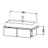 Duravit Vero Air Раковина 100cm, с переливом, с площадкой, с 1 отв. под смеситель, Цвет белый